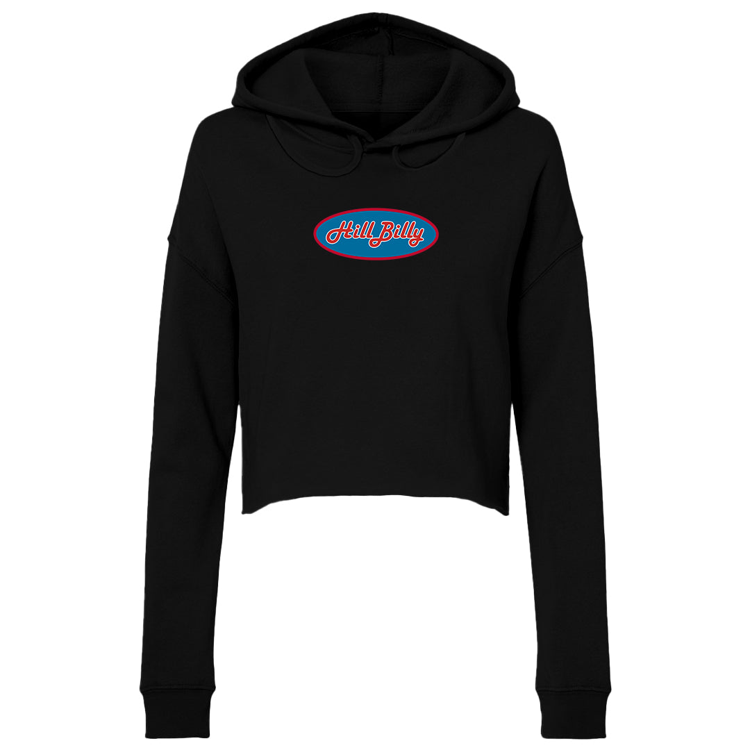 Women's | Hill Billy Mississippi Logo | Lightweight Crop Hoodie