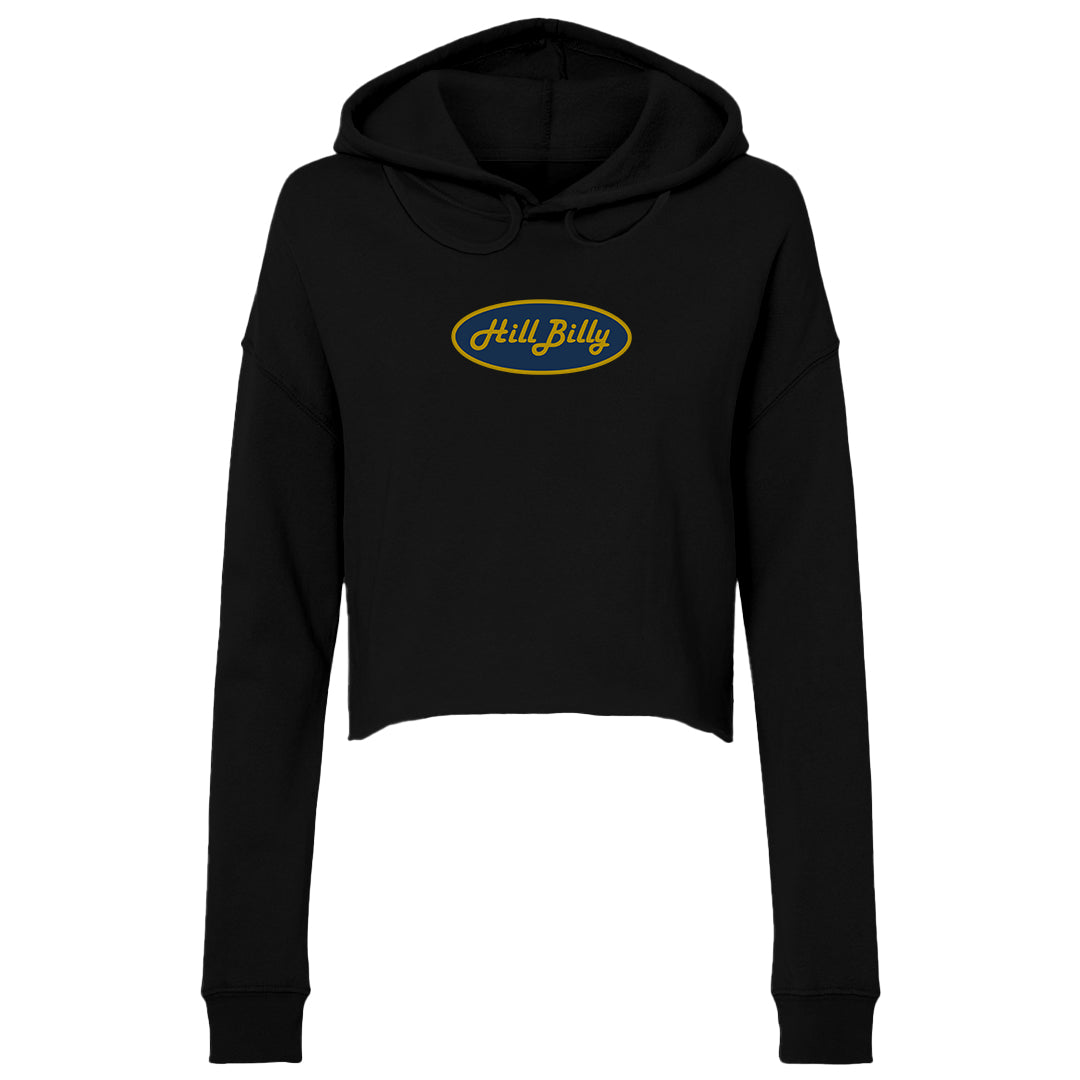 Women's | HillBilly South Bend Logo | Lightweight Crop Hoodie