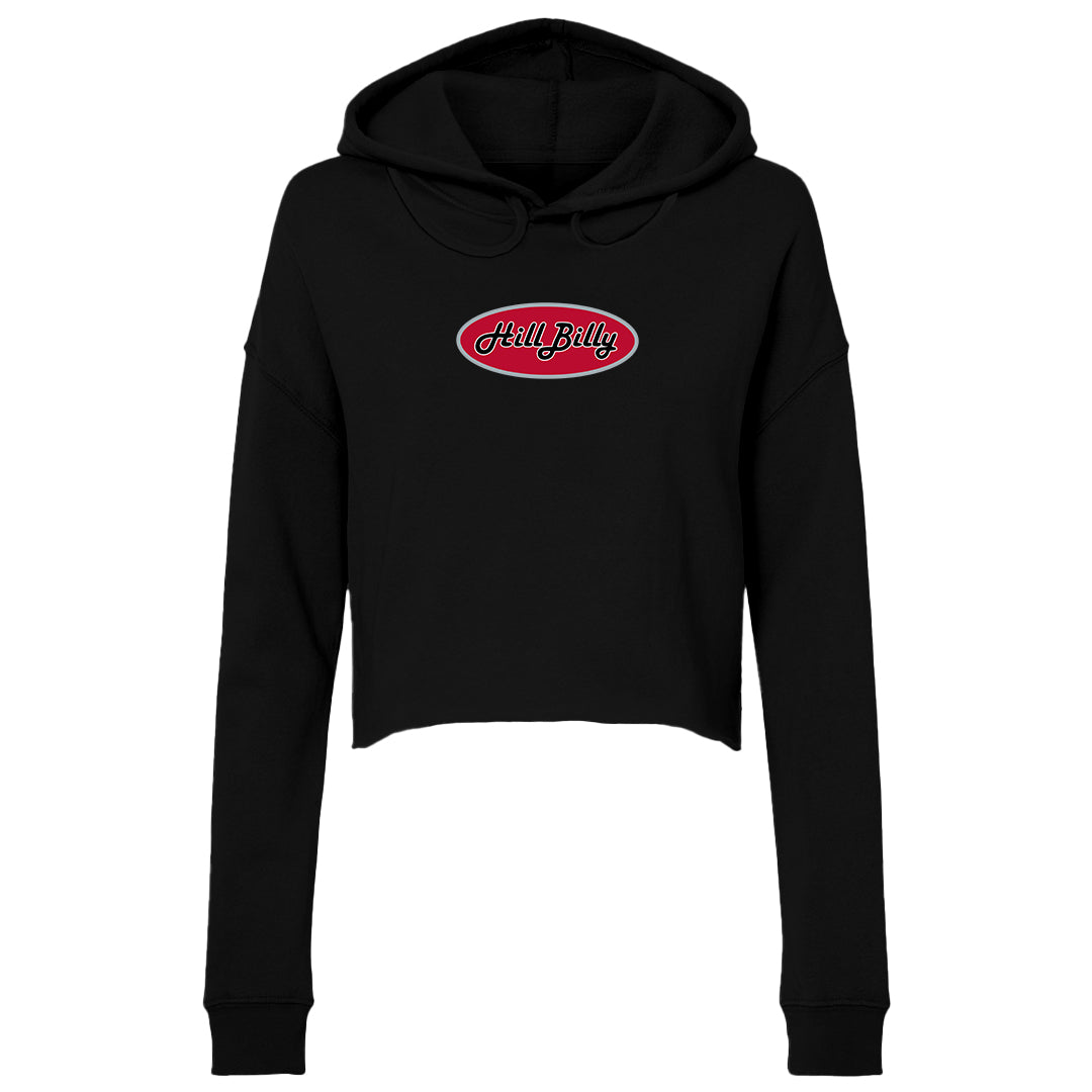 Women's | Hill Billy Columbus Logo | Lightweight Crop Hoodie