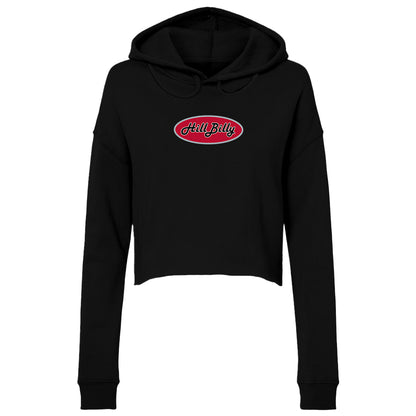 Women's | Hill Billy Columbus Logo | Lightweight Crop Hoodie