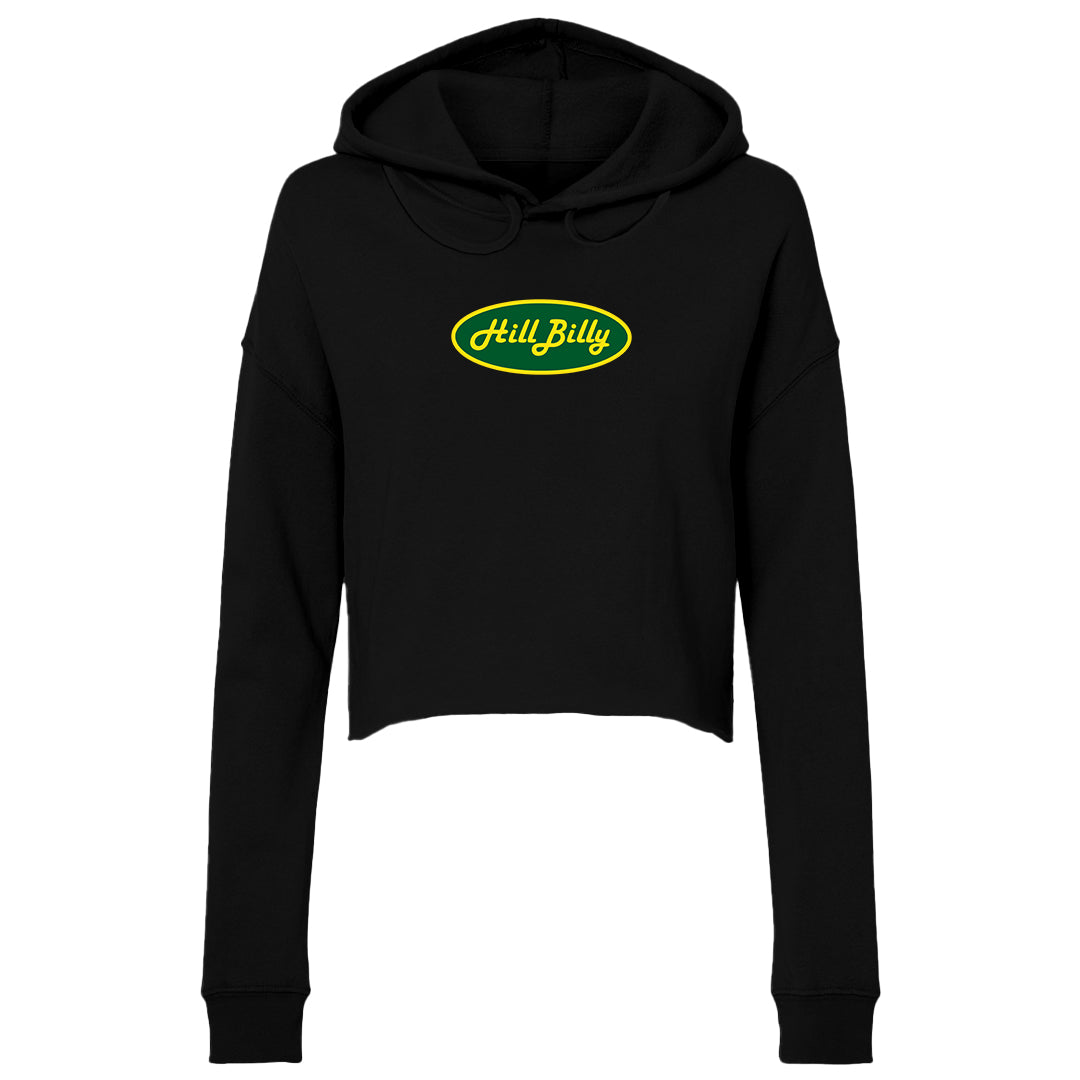 Women's | Hill Billy Logo | Lightweight Crop Hoodie