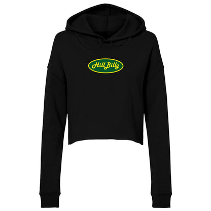 Women's | Hill Billy Logo | Lightweight Crop Hoodie