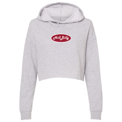 Women's | Hill Billy Alabama Logo | Lightweight Crop Hoodie