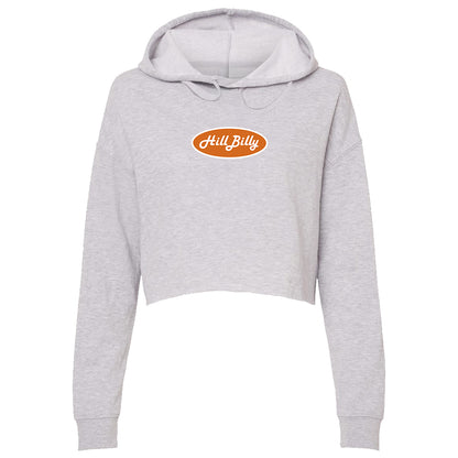 Women's | Hill Billy Austin Logo | Lightweight Crop Hoodie