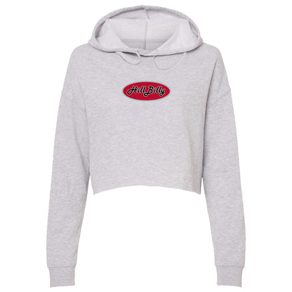 Women's | Hill Billy Columbus Logo | Lightweight Crop Hoodie