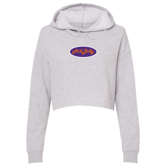 Women's | Hill Billy Death Valley Logo | Lightweight Crop Hoodie