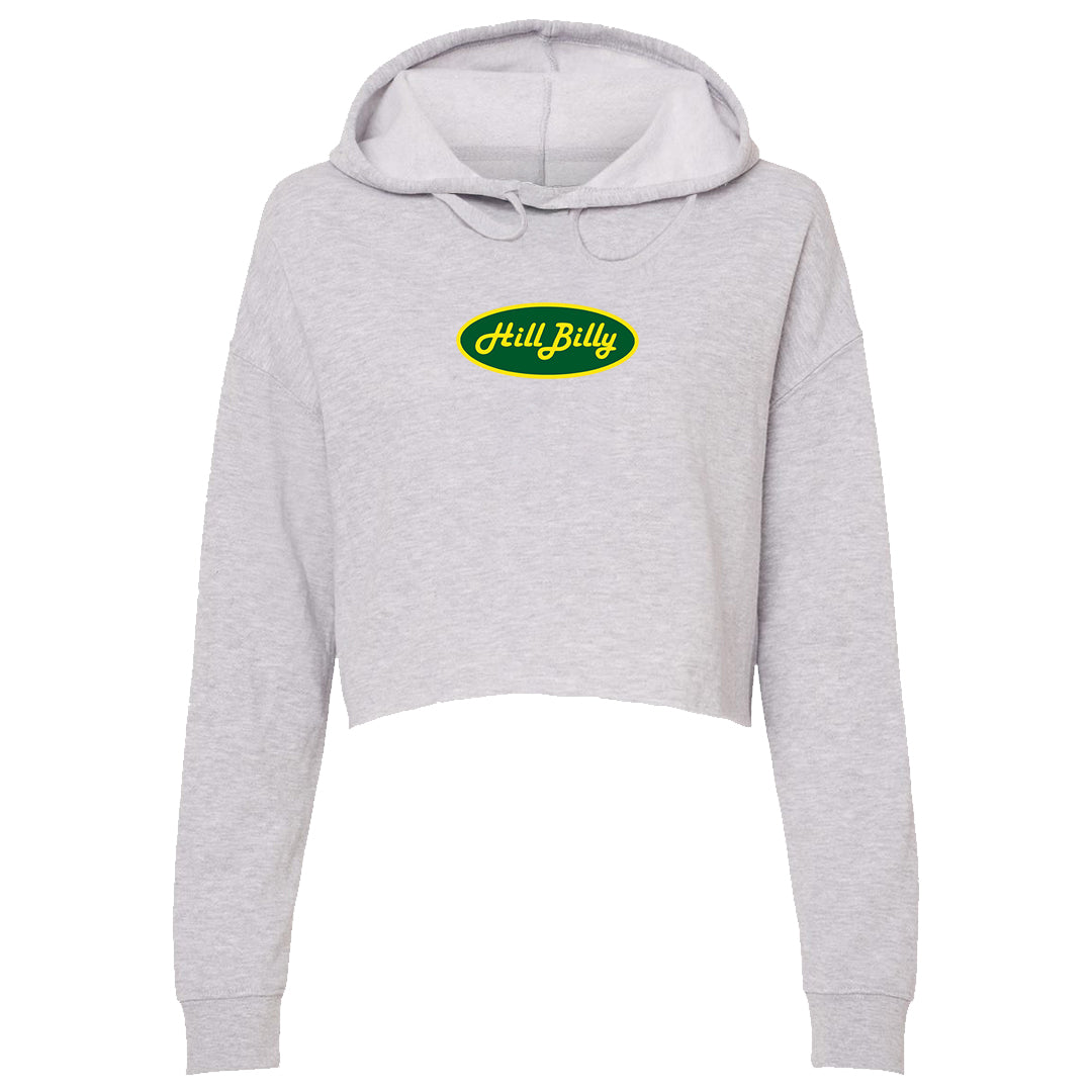 Women's | Hill Billy Logo | Lightweight Crop Hoodie