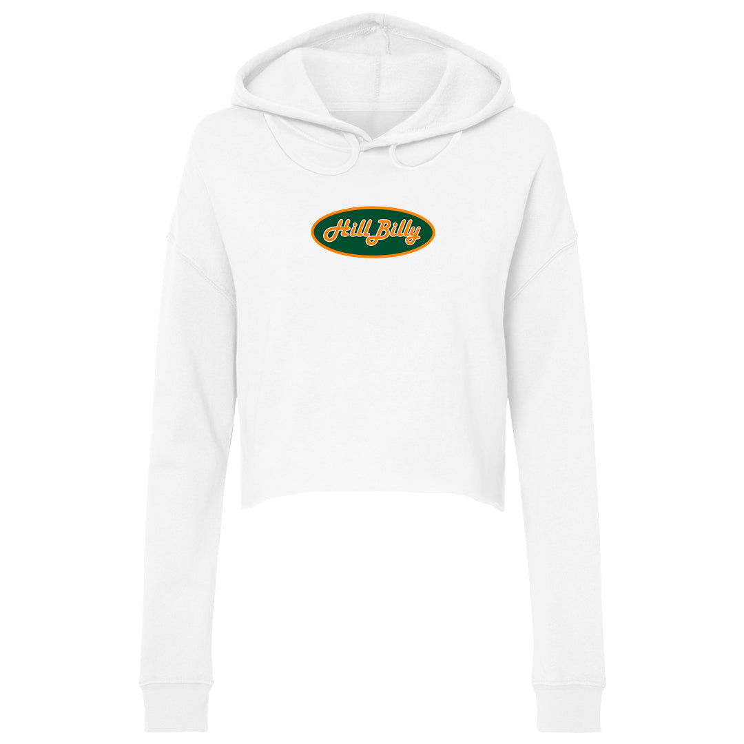 Women's | Hill Billy Miami Logo | Lightweight Crop Hoodie