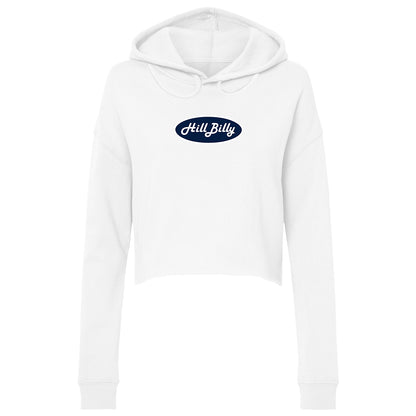 Women's | Hill Billy Happy Valley Logo | Lightweight Crop Hoodie