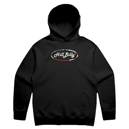 Unisex | Hill Billy LOGO USA | Reflex Fleece Hoodie