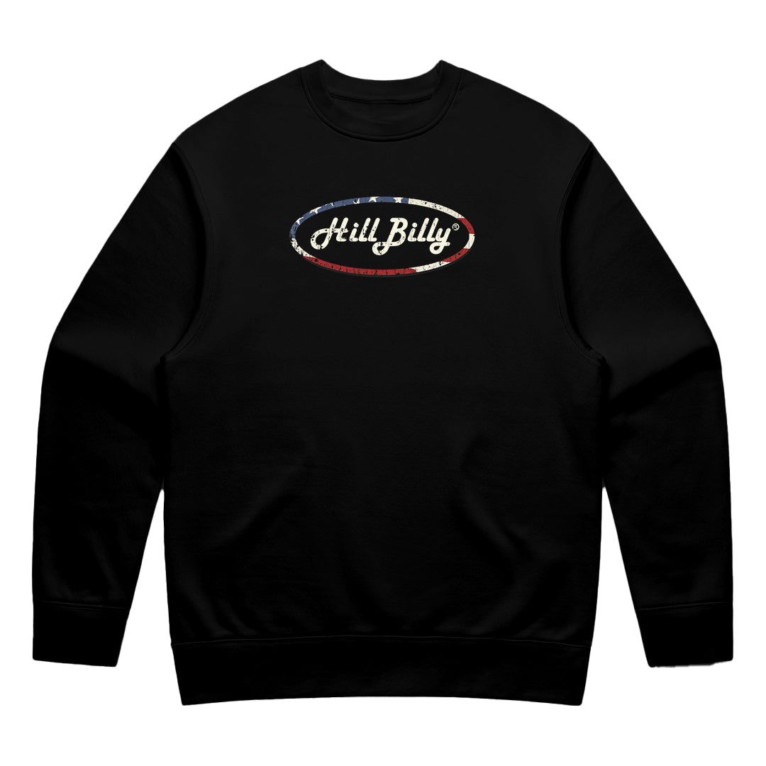 Unisex | Hill Billy LOGO USA | Crewneck Sweater