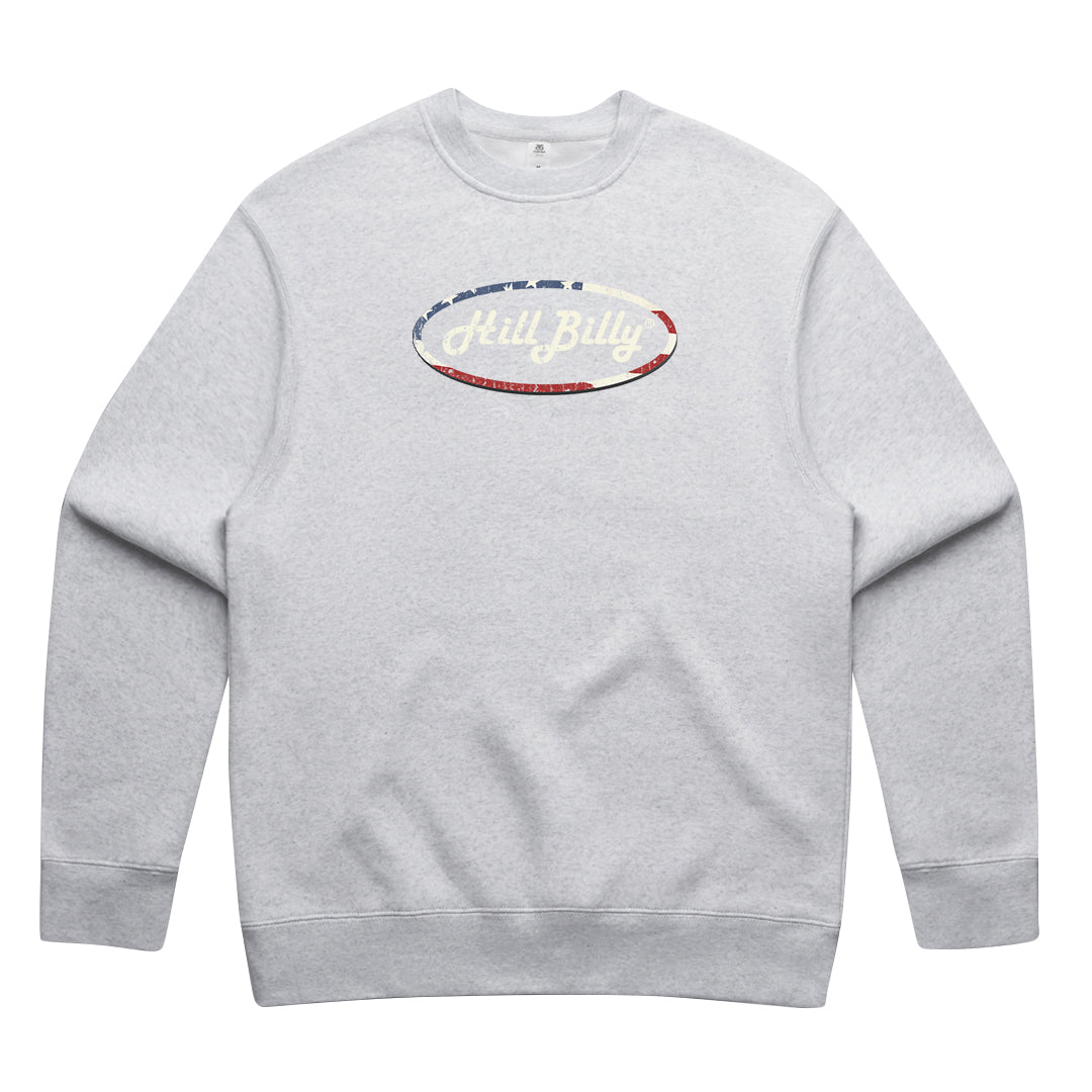 Unisex | Hill Billy LOGO USA | Crewneck Sweater