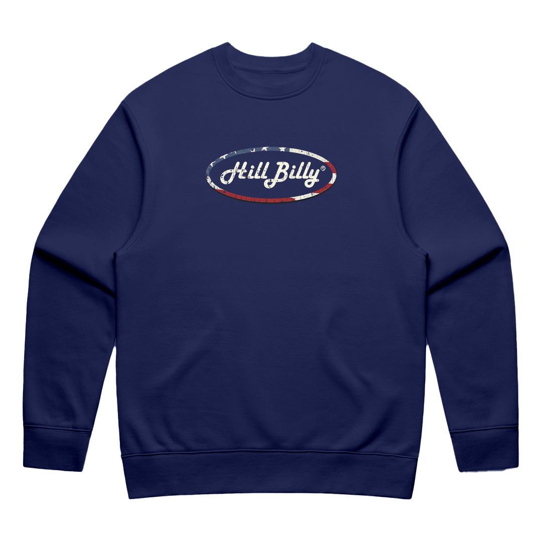 Unisex | Hill Billy LOGO USA | Crewneck Sweater