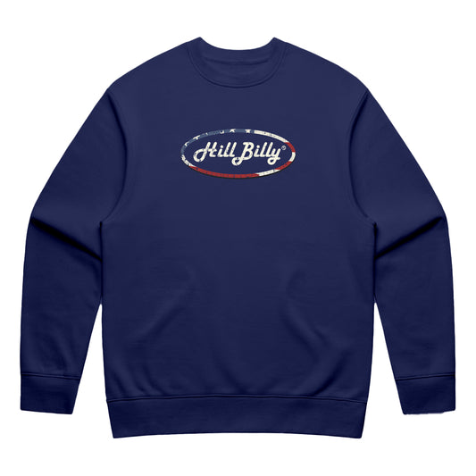 Unisex | Hill Billy LOGO USA | Crewneck Sweater