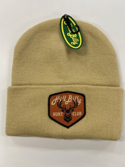 Tan HillBilly Hunt Club Skull Cap