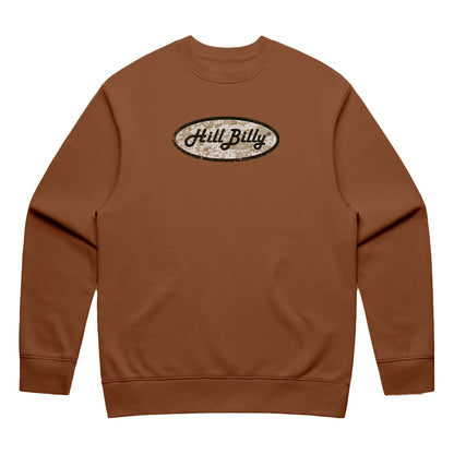 Unisex | Hill Billy DIGI CAMO LOGO | Crewneck Sweater