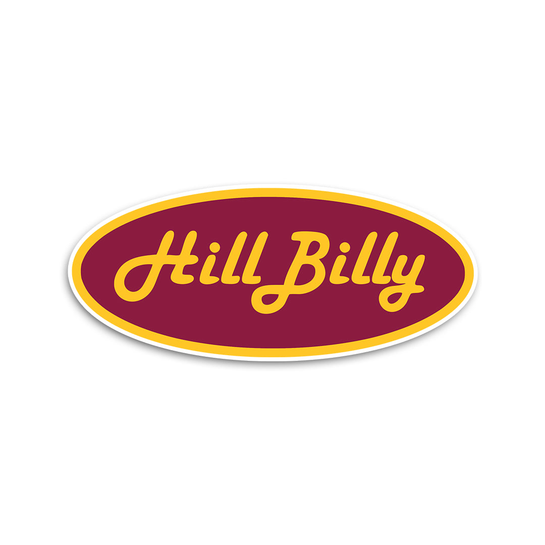 Accessory | Hilly Billy Temple Logo | Sticker