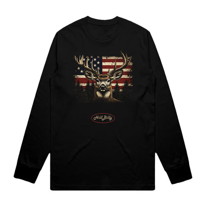 Unisex | American Stag | Long Sleeve Crew